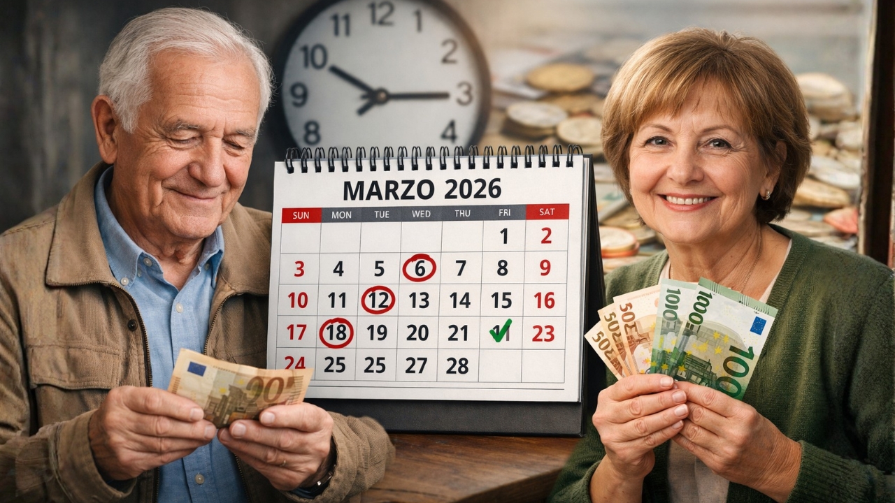 Nuevo calendario de pago de pensiones marzo 2026: quién cobra primero y cuánto recibe